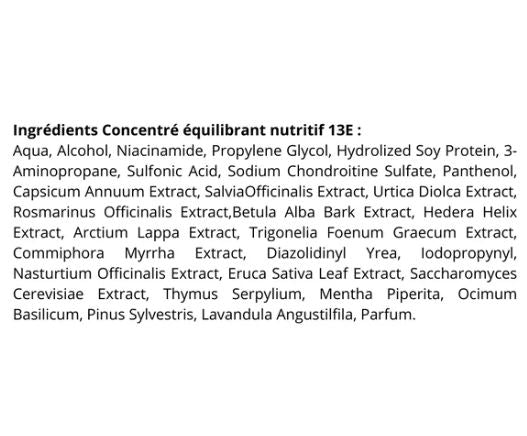 Concentré équilibrant 13E