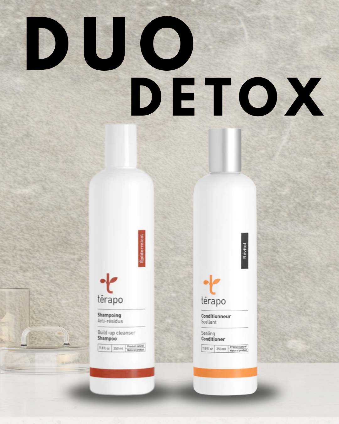 Duo Détox – Shampoing anti-résidus Épidermicol & Conditionneur Revitol