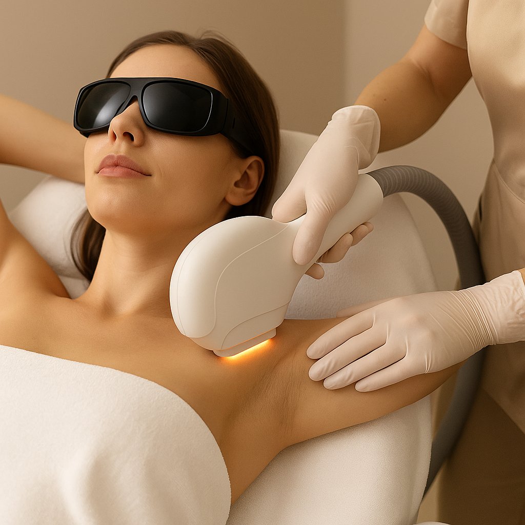Épilation à la lumière pulsée (IPL)