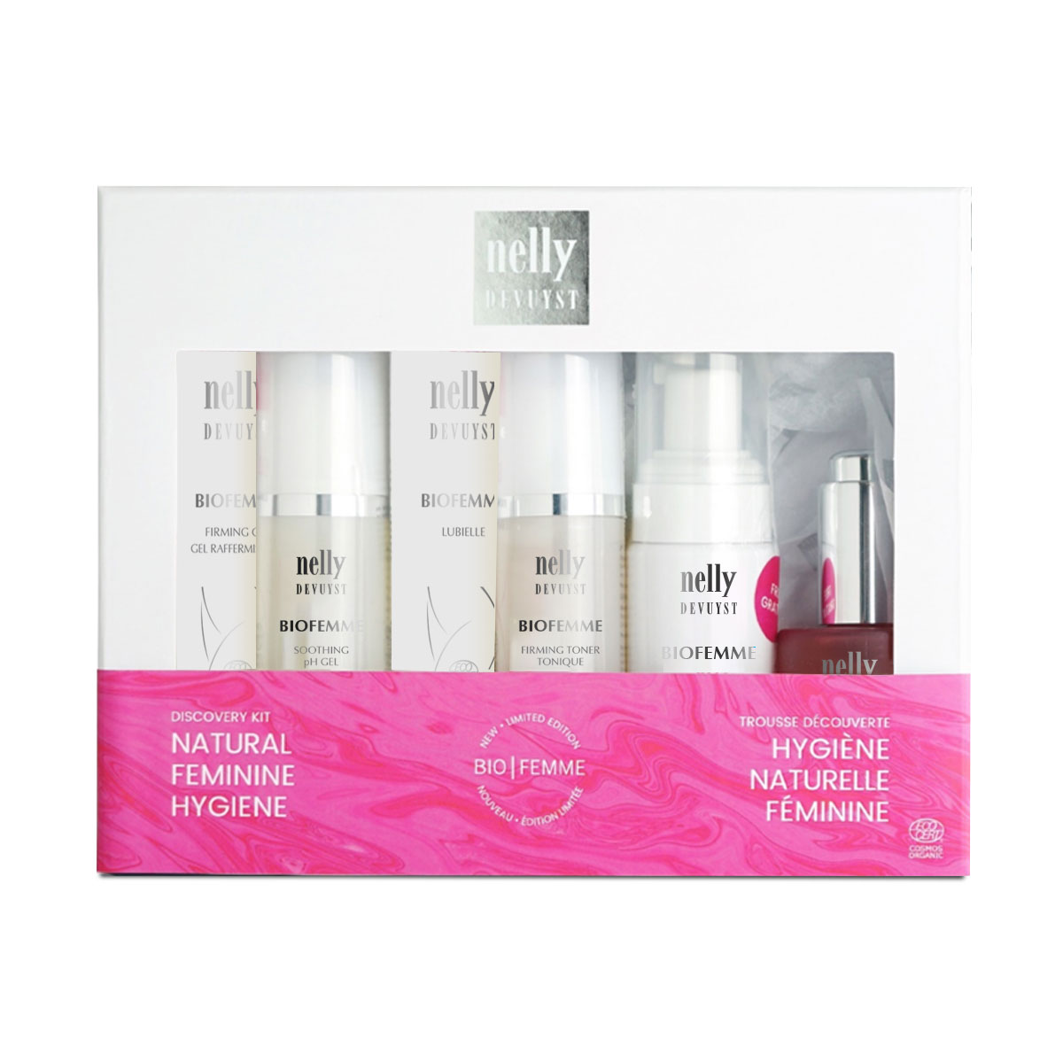 Trousse Découverte BioFemme – Kit Complet Intime en Format Voyage