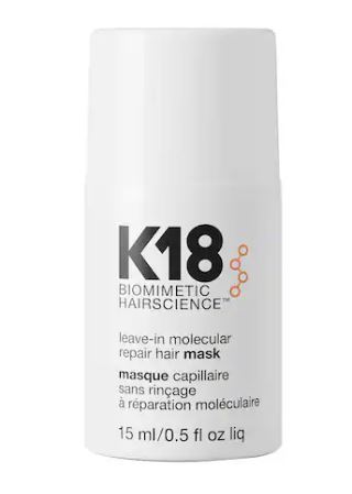 Minimasque capillaire sans rinçage à réparation moléculaire