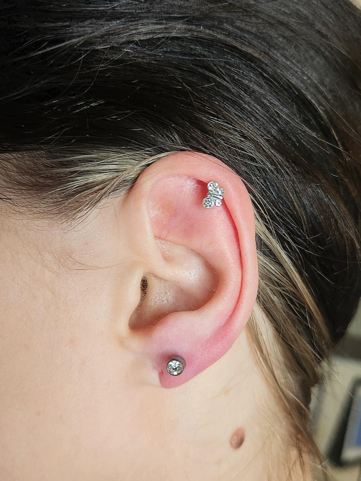 2 piercings