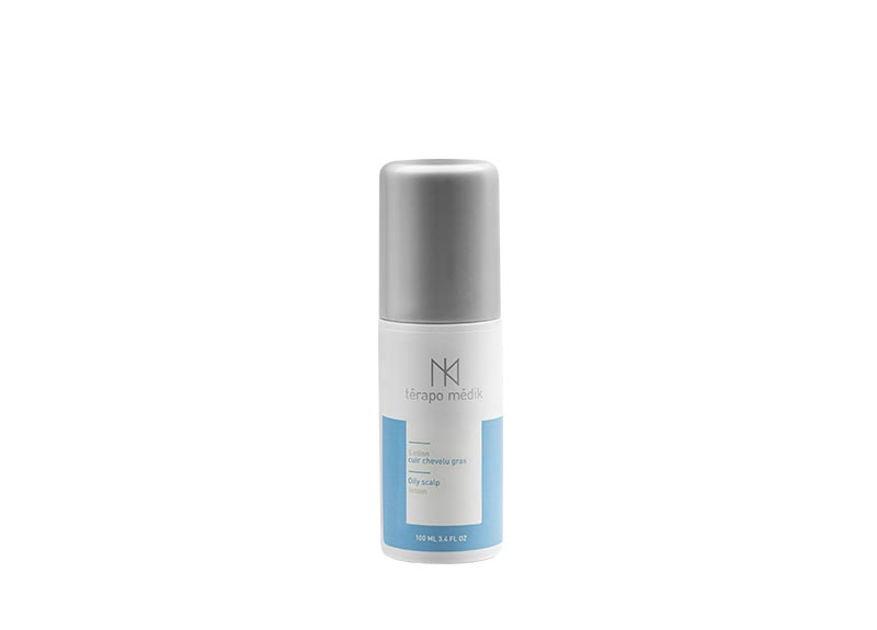 Lotion cuir chevelu gras