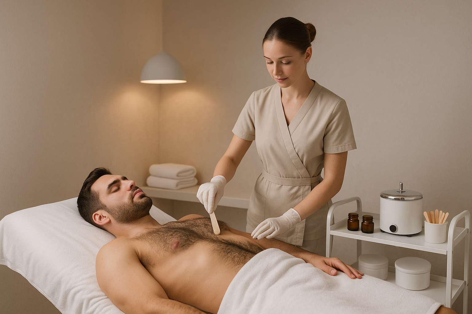 épilation du chest