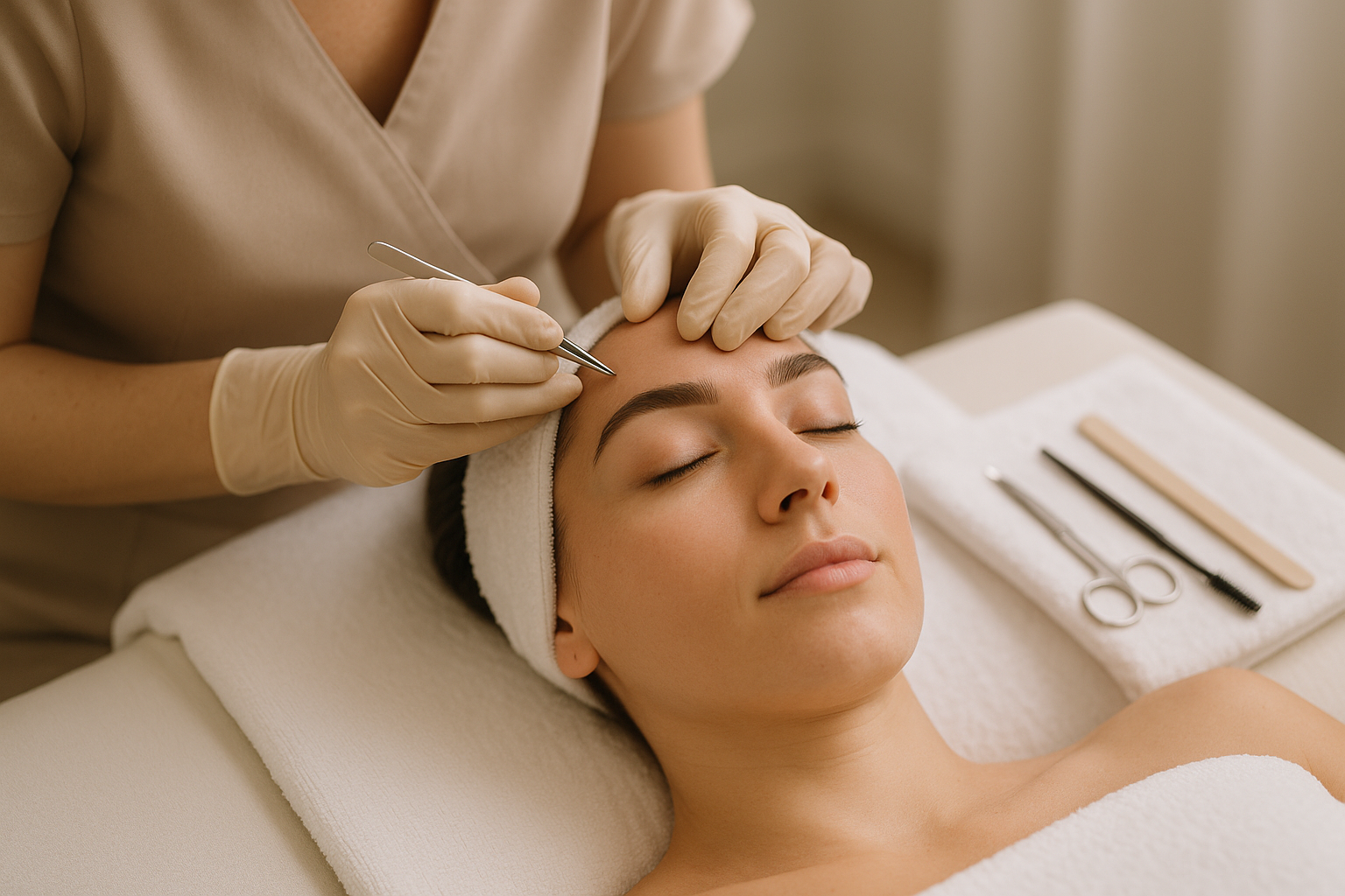 épilation sourcils